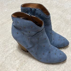 Code West size 7.5 blue western booties